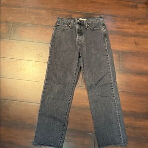 Levi's Charcoal Straight Leg Jeans